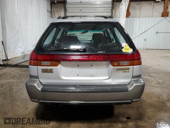 1999 Subaru Legacy Outback with VIN 4S3BG6852X7622611, listed as a Copart auction lot 46237695 with 137,366 mi miles and Salvage title. Bid and sale history available at DreamBid. Image 6.
