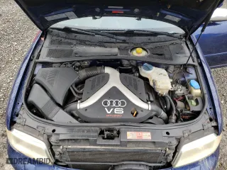 2001 Audi S4 with VIN WAURD68D61A133182, listed as a Copart auction lot 46360985 with 221,354 mi miles and Salvage Title. Bid and sale history available at carsss.com. Image 11.