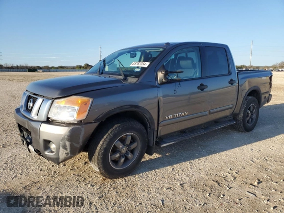 2013 Nissan Titan S with VIN 1N6AA0EC3DN314882, listed as a Copart auction lot 85762354 with 124,264 mi miles and Clean Title. Bid and sale history available at DreamBid. Image 1.