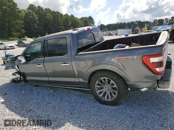 2021 Ford F-150 XL with VIN 1FTFW1ED2MFB67294, listed as a Copart auction lot 69075234 with 54,567 mi miles and Salvage Title. Bid and sale history available at carsss.com. Image 2.