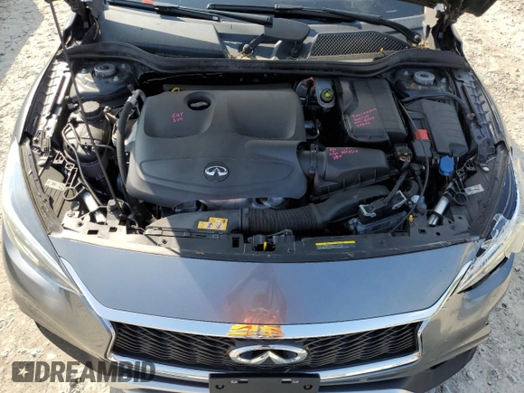 2017 Infiniti QX30 Luxury with VIN SJKCH5CR5HA026609, listed as a Copart auction lot 60020864 with 57,292 mi miles and Salvage Title. Bid and sale history available at carsss.com. Image 12.