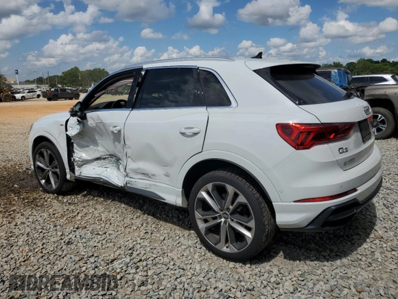2020 Audi Q3 S line Prestige с VIN WA1FECF38L1020147, выставлен на аукционе Copart как лот 60912325 с пробегом 38 482 миль миль и Списание • Salvage title. История ставок и продаж доступна на DreamBid. Изображение 2.