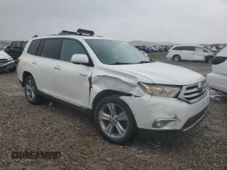2013 Toyota Highlander Limited with VIN 5TDDK3EH2DS259524, listed as a Copart auction lot 55271195 with 191,134 mi miles and Salvage title. Bid and sale history available at DreamBid. Image 4.