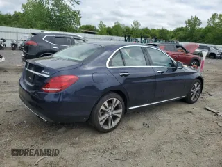 2017 Mercedes-Benz C 300 with VIN WDDWF4KB0HR252813, listed as a Copart auction lot 57310045 with 78,710 mi miles and Non repairable. Bid and sale history available at DreamBid. Image 3.