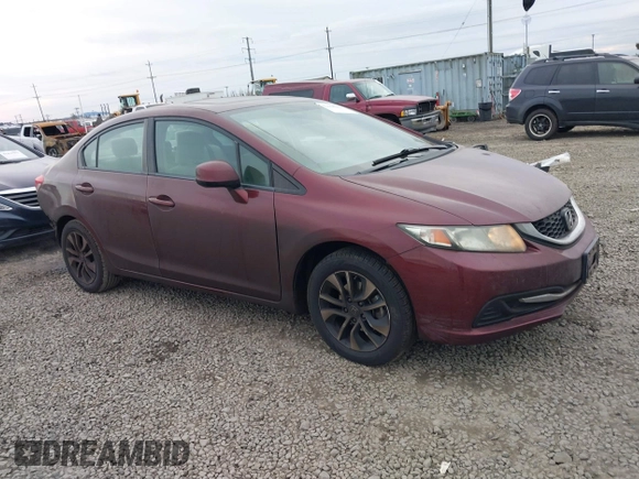 2013 Honda Civic EX with VIN 19XFB2F83DE216130, listed as a IAAI auction lot 41368242 with 105,019 mi miles and . Bid and sale history available at DreamBid. Image 1.