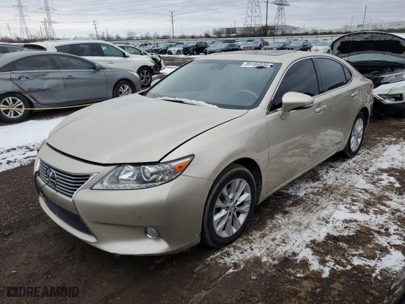 2013 Lexus ES 300h Hybrid with VIN JTHBW1GG5D2014789, listed as a Copart auction lot 89186035 with 139,081 mi miles and Salvage Title. Bid and sale history available at carsss.com. Image 1.