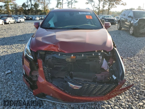 2024 Cadillac XT5 FWD Premium Luxury with VIN 1GYKNCR44RZ753146, listed as a Copart auction lot 85201364 with 5,192 mi miles and Salvage Title. Bid and sale history available at carsss.com. Image 5.