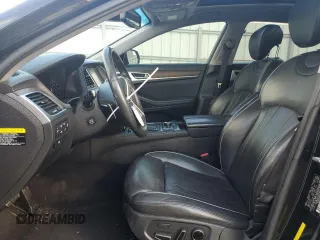2017 Genesis G80 Ultimate z VIN KMHGN4JF2HU183072, wystawiony jako Copart lot #81121214 z przebiegiem 127 888 mil mil oraz Szkody całkowita. Historia ofert i sprzedaży dostępna na DreamBid. Obrazek 7.