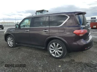 2011 Infiniti QX56 7-passenger with VIN JN8AZ2NE0B9004627, listed as a Copart auction lot 57355615 with 242,036 mi miles and Clean title. Bid and sale history available at DreamBid. Image 2.
