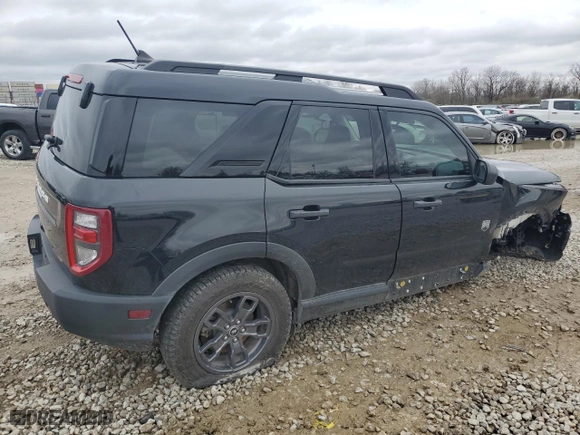 2021 Ford Bronco Sport Big Bend with VIN 3FMCR9B61MRA85604, listed as a Copart auction lot 51056415 with 54,030 mi miles and Salvage Title. Bid and sale history available at carsss.com. Image 3.