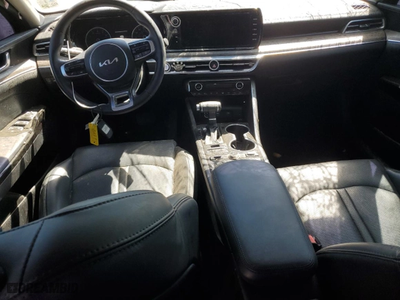 2022 Kia K5 EX with VIN 5XXG34J2XNG142746, listed as a Copart auction lot 49976745 with 56,723 mi miles and Salvage Title. Bid and sale history available at carsss.com. Image 8.