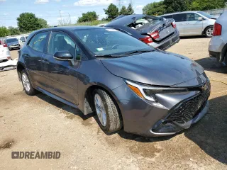2023 Toyota Corolla Hatchback SE with VIN JTND4MBE1P3192460, listed as a Copart auction lot 63411604 with 7,799 mi miles and Salvage Title. Bid and sale history available at carsss.com. Image 4.