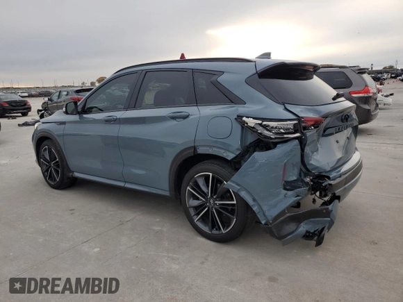 2023 Infiniti QX50 Sport z VIN 3PCAJ5FA6PF115972, wystawiony jako Copart lot #84494994 z przebiegiem 27 121 mil mil oraz Szkoda całkowita • Salvage title. Historia ofert i sprzedaży dostępna na DreamBid. Obrazek 2.