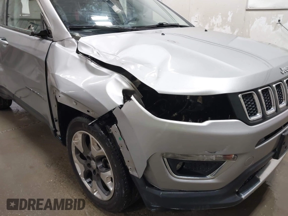 2020 Jeep Compass Limited with VIN 3C4NJDCB6LT148085, listed as a IAAI auction lot 41537903 with 55,878 mi miles and . Bid and sale history available at carsss.com. Image 6.