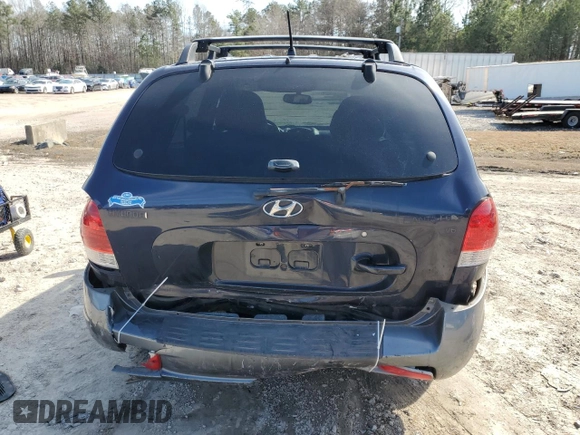 2005 Hyundai Santa Fe GLS with VIN KM8SC13D55U952217, listed as a Copart auction lot 46784205 with 119,714 mi miles and Salvage Title. Bid and sale history available at carsss.com. Image 6.