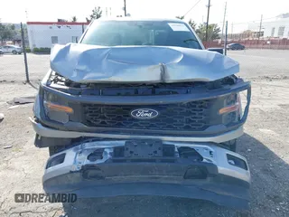 2024 Ford F-150 STX with VIN 1FTEW2LP4RKD24322, listed as a IAAI auction lot 41849417 with 7,199 mi miles and . Bid and sale history available at carsss.com. Image 6.
