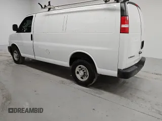 2018 Chevrolet Express Cargo Van with VIN 1GCWGAFG5J1178546, listed as a Copart auction lot 43600145 with 131,825 mi miles and Clean Title. Bid and sale history available at carsss.com. Image 2.