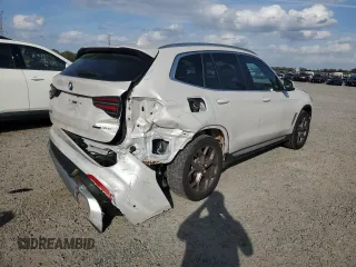 2024 BMW X3 sDrive30i z VIN 5UX43DP08R9T39988, wystawiony jako Copart lot #47793865 z przebiegiem 19 067 mil mil oraz Szkody całkowita. Historia ofert i sprzedaży dostępna na DreamBid. Obrazek 3.