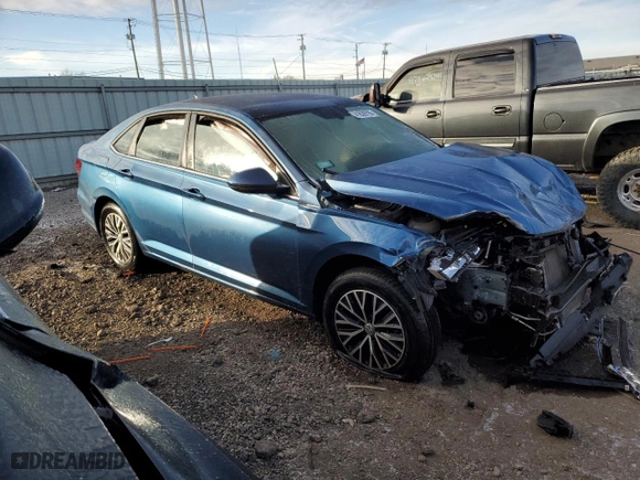 2021 Volkswagen Jetta S with VIN 3VWC57BU7MM095938, listed as a Copart auction lot 41639795 with 23,962 mi miles and Salvage Title. Bid and sale history available at carsss.com. Image 4.
