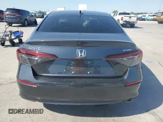2025 Honda Civic Sport with VIN 2HGFE2F59SH539467, listed as a Copart auction lot 52300485 with 5,527 mi miles and Salvage title. Bid and sale history available at DreamBid. Image 6.