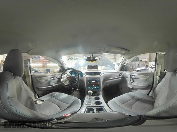 2017 Chevrolet Traverse LS with VIN 1GNKRFKD0HJ202206, listed as a Copart auction lot 49322785 with 81,559 mi miles and Salvage Title. Bid and sale history available at carsss.com. Image 16.