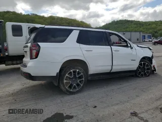 2023 Chevrolet Tahoe RST with VIN 1GNSKRKD4PR208337, listed as a Copart auction lot 56001845 with 30,127 mi miles and Salvage title. Bid and sale history available at DreamBid. Image 3.