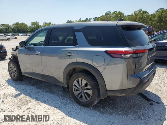 2024 Nissan Pathfinder S with VIN 5N1DR3AA9RC225749, listed as a Copart auction lot 68127344 with 12,636 mi miles and Clean title. Bid and sale history available at DreamBid. Image 2.