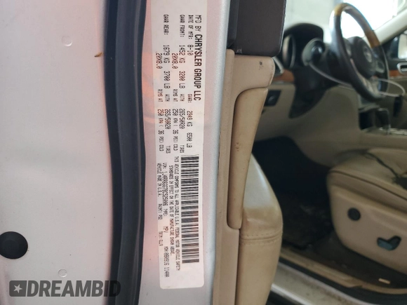 2011 Jeep Grand Cherokee Overland with VIN 1J4RR6GG7BC525006, listed as a Copart auction lot 60132645 with 240,682 mi miles and Clean title. Bid and sale history available at DreamBid. Image 12.