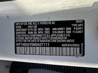 2021 Porsche Cayenne S with VIN WP1AB2AY5MDA27111, listed as a IAAI auction lot 42676924 with 52,329 mi miles and . Bid and sale history available at DreamBid. Image 9.
