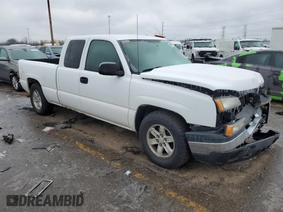 2007 Chevrolet Silverado 1500 LS with VIN 1GCEC19X07Z161070, listed as a Copart auction lot 44288975 with 130,969 mi miles and Salvage Title. Bid and sale history available at DreamBid. Image 4.