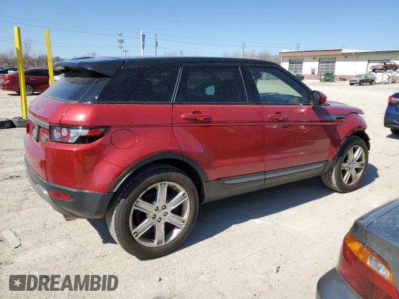 2015 Land Rover Range Rover Evoque Pure Plus with VIN SALVP2BG2FH052093, listed as a Copart auction lot 48140715 with 40,116 mi miles and Clean Title. Bid and sale history available at carsss.com. Image 3.