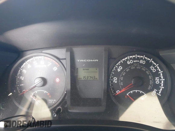 2017 Toyota Tacoma SR5 with VIN 3TMCZ5AN4HM088974, listed as a IAAI auction lot 42047358 with 153,743 mi miles and . Bid and sale history available at DreamBid. Image 7.