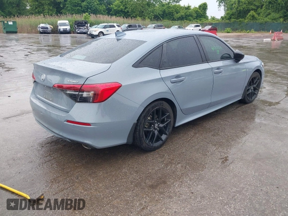 2023 Honda Civic Sport with VIN 2HGFE2F54PH512202, listed as a IAAI auction lot 42331949 with 44,568 mi miles and . Bid and sale history available at DreamBid. Image 4.
