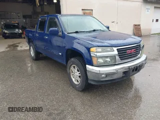 2010 GMC Canyon SLE1 with VIN 1GTJTCDE5A8108023, listed as a IAAI auction lot 42713033 with 125,121 mi miles and . Bid and sale history available at DreamBid. Image 1.