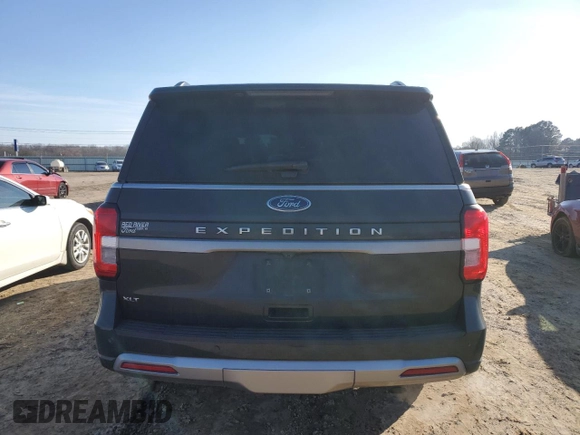2022 Ford Expedition XLT with VIN 1FMJU1HT9NEA45800, listed as a Copart auction lot 44788905 with 56,953 mi miles and Salvage Title. Bid and sale history available at carsss.com. Image 6.