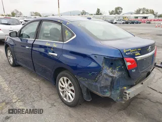 2019 Nissan Sentra SV z VIN 3N1AB7AP6KY221889, wystawiony jako IAAI lot #42077285 z przebiegiem 254 481 mil mil oraz . Historia ofert i sprzedaży dostępna na DreamBid. Obrazek 3.