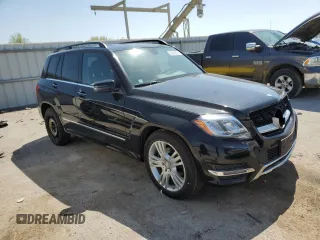 2015 Mercedes-Benz GLK with VIN WDCGG5HB1FG439148, listed as a Copart auction lot 52016935 with 185,660 mi miles and Salvage Title. Bid and sale history available at carsss.com. Image 4.
