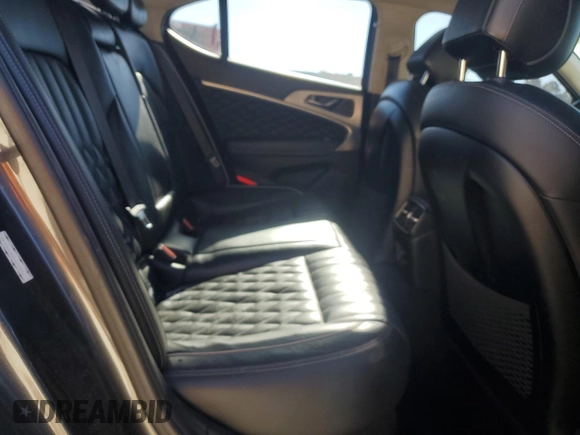 2019 Genesis G70 Advanced with VIN KMTG44LA5KU015394, listed as a Copart auction lot 81923194 with 128,676 mi miles and Salvage Title. Bid and sale history available at DreamBid. Image 10.