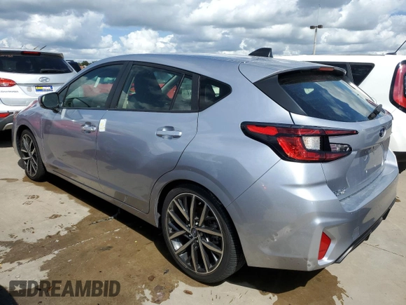 2024 Subaru Impreza Sport with VIN JF1GUAFC3R8263923, listed as a Copart auction lot 74296694 with 0 mi miles and Salvage Title. Bid and sale history available at carsss.com. Image 2.