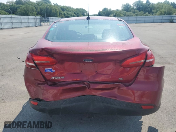 2016 Ford Focus SE with VIN 1FADP3F20GL367406, listed as a Copart auction lot 65266585 with 47,546 mi miles and Salvage title. Bid and sale history available at DreamBid. Image 6.