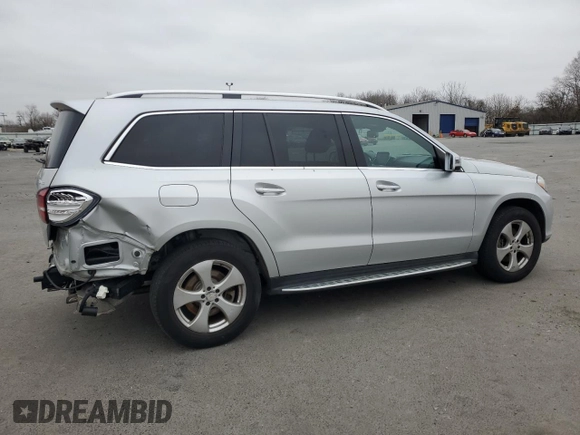 2017 Mercedes-Benz GLS 450 с VIN 4JGDF6EE9HA809960, выставлен на аукционе Copart как лот 49313075 с пробегом 81 999 миль миль и Списание • Salvage title. История ставок и продаж доступна на DreamBid. Изображение 3.