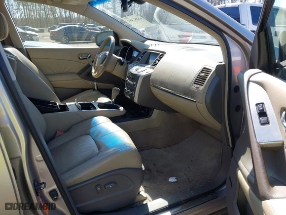 2009 Nissan Murano SL with VIN JN8AZ18U29W028128, listed as a IAAI auction lot 41887469 with 124,011 mi miles. Bid and sale history available at carsss.com. Image 5.