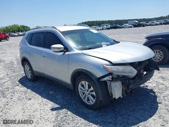 2016 Nissan Rogue S with VIN KNMAT2MV9GP604435, listed as a IAAI auction lot 42041428 with 161,948 mi miles. Bid and sale history available at carsss.com. Image 1.