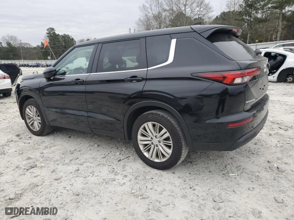 2024 Mitsubishi Outlander ES with VIN JA4J3UA87RZ025570, listed as a Copart auction lot 86778764 with 8,762 mi miles and Salvage Title. Bid and sale history available at carsss.com. Image 2.