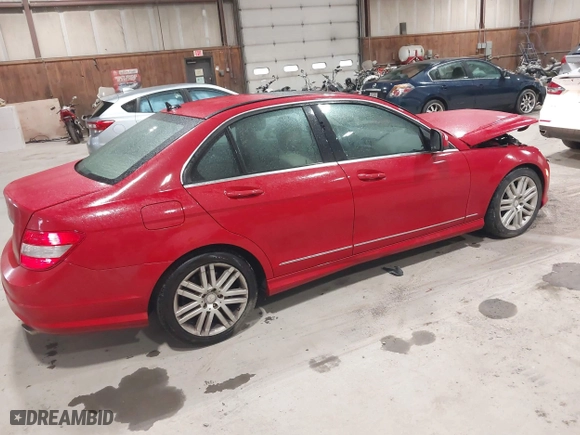 2009 Mercedes-Benz C-Class 3.0L Sport with VIN WDDGF54X49R077132, listed as a IAAI auction lot 41920266 with 85,558 mi miles. Bid and sale history available at carsss.com. Image 4.