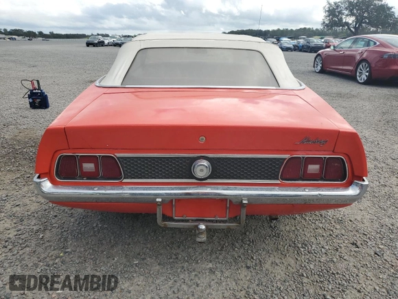 1972 Ford Mustang с VIN 2F03F214245, выставлен на аукционе Copart как лот 77535234 с пробегом 77 547 миль миль и Списание • Salvage title. История ставок и продаж доступна на DreamBid. Изображение 6.