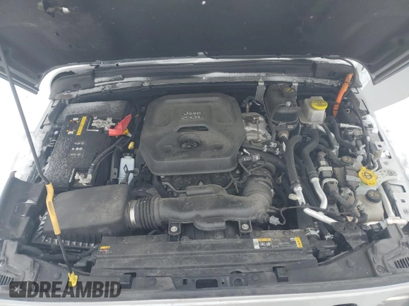 2022 Jeep Wrangler Unlimited Rubicon with VIN 1C4JJXR63NW264609, listed as a Copart auction lot 88148715 with 33,308 mi miles and Salvage title. Bid and sale history available at DreamBid. Image 12.