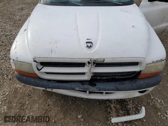 1997 Dodge Dakota with VIN 1B7GL23Y6VS241737, listed as a Copart auction lot 80543504 with 196,239 mi miles and Salvage Title. Bid and sale history available at carsss.com. Image 13.