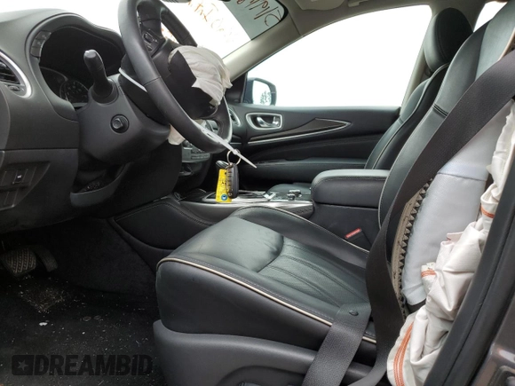 2020 Infiniti QX60 Luxe with VIN 5N1DL0MN1LC512623, listed as a Copart auction lot 57909145 with 35,243 mi miles and Salvage title. Bid and sale history available at DreamBid. Image 7.