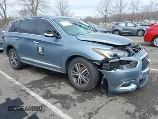 2019 Infiniti QX60 Luxe with VIN 5N1DL0MN2KC516873, listed as a IAAI auction lot 41729910 with 45,690 mi miles and . Bid and sale history available at DreamBid. Image 1.